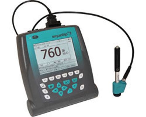 leeb portable rebound hardness tester|equotip hardness.